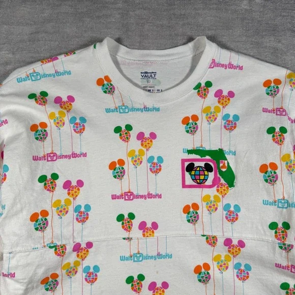 Disney Shirt Mens Small White Vault Collection 50th Anniversary Spirit Jersey - Picture 3 of 14